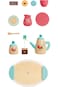 Hape Tea Time Wooden Play Set E3207
