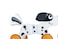 Hape Wooden Dalmatian Push and Pull Along Toy   Interactive Puppy Toy with Non-Scratch Wheels  Enhance Walking Skill For Toddlers   High-Quality Wooden Toy