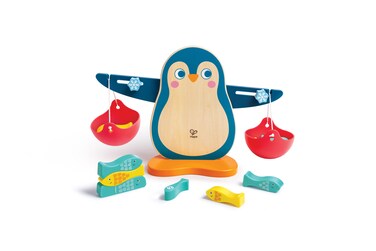 Hape, Penguin Scale   Balancing Counting Toy   Number Recognition   Educational Toy For Kids   Comes With Bag For Easy Storage
