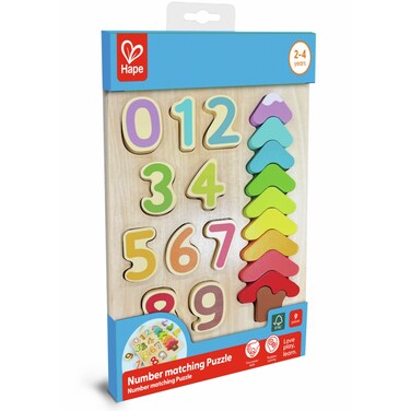 لغز مطابقة الأرقام من هيب (9 قطع)