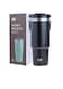 TYESO 30oz Tumbler with Handle and Straw Lid, Insulated Stainless Steel Double Walled Vacuum Water Bottle for Office, Home, Sport or Car, Travel Mug for Hot and Cold   Adventure Collection (Black)
