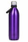 Atlasware Stainless Steel Vacuum Bottle with Carry Handle, Double-Wall Insulated and Leak-Resistant, Purple, 1750 ml