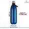 Atlasware Stainless Steel Vacuum Bottle with Carry Handle, Double-Wall Insulated and Leak-Resistant, Dark Blue, 1750 ml
