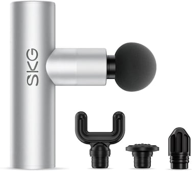 SKG F3 Lite Mini Massage Gun 4 Massage Levels, 4 Interchangeable Massage Heads, Up to 3,200 rpm, USB-C Charging Port
