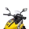 Lovely Baby Power Riding Motorcycle for Kids LB 2006, Ride-on Electric Motorbike with Support Wheels, for 2-4 Yrs - Yellow