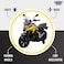 Lovely Baby Power Riding Motorcycle for Kids LB 2006, Ride-on Electric Motorbike with Support Wheels, for 2-4 Yrs - Yellow
