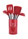 Silicone Non-Stick Utensils Set Red