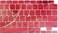 US Layout English language Silicone Keyboard Cover Skin For MacBook Air 13" 2020 With Touch ID Model:- A2179/A2337 M1 Chip, Keyboard Accessories" Red Marble