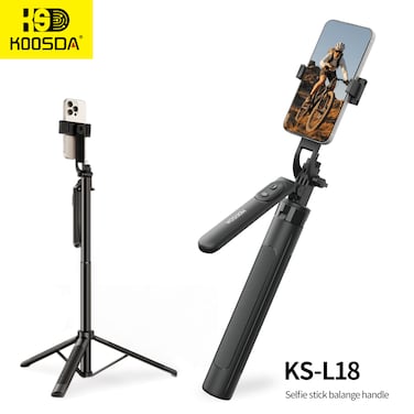 عصا سيلفي KS-L18 بطول 1.8 متر بمقبض بالانج