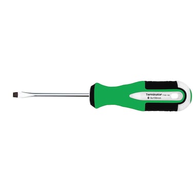 Terminator Screw Driver Size 6*150mm (-) With Comfort Grip Rubber Handle
