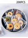 200 Self-Sealing Fortune Cookie Bags, Resealable Cookie Snack Cellophane Bags, Plastic Bags for Baking Cookies and Candies (2.75x2.75 inch)