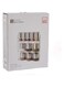 HomeBox Essential 12-Piece Glass Spice Rack Set