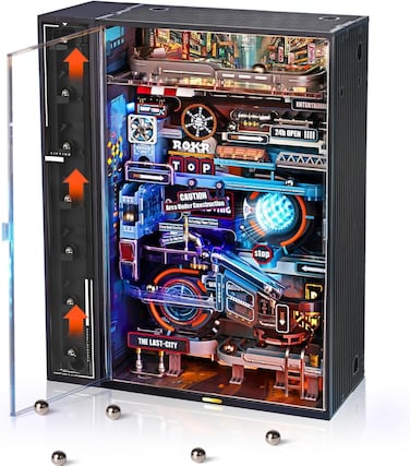 ROKR The Last City (MR01S) 3D puzzle marble run model kit.
