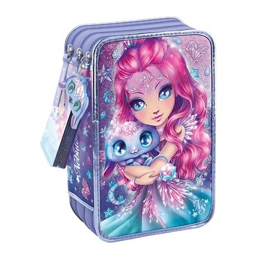 حقيبة أقلام ثلاثية الطبقات كريستاليا وأغاثا من من نيبولوس ستارز