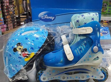 Ta Sport Adj Inline Skate Combo Set Disneychild Dc5003-A Pv