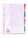 12-Tab PVC Color Divider &ndash; Durable Binder Index for Organized Filing &amp; Easy Reference