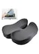 Seat Cushion for Office Chair Tailbone Pressure Relief Cushion Lower Back Sciatica Pain Relief Pillow Memory Foam Chair Cushions for Desk Chairs Car Seats Dark Grey.