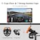 PXN V3 PRO Gaming Steering Wheel and Pedals, 180&deg; Racing Steering Wheel with Vibrational Feedback, Paddle Shifters Racing Gaming, Gaming Steering Wheel for PC, PS3, PS4, Switch, Xbox One, Xbox Series