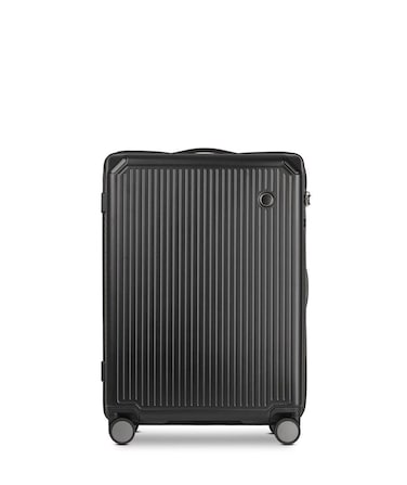 Echolac Shogun 68.5cm hardcase Non -Expandable 4 Double Wheel Check-in Luggage Trolley BLACK