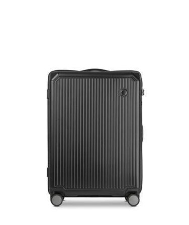 Echolac Shogun 79cm hardcase Non -Expandable 4 Double Wheel Check-inLuggage Trolley BLACK