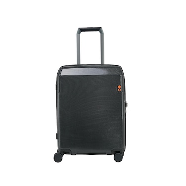 Echolac Logic 52cm hardcase Non -Expandable 4 Double Wheel Luggage Cabin Trolley BLACK