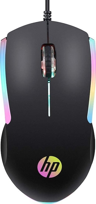 HP M160 Wired Optical Mouse &ndash; High-Precision 1000 DPI Sensor, USB Plug &amp; Play, Ergonomic Design &ndash; Black   Model: 7ZZ79AA