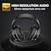 OneOdio Over Ear Wired Hi-Fi Studio Headphones 50mm Speaker 1/4 inch 6.35mm Jack Adapter Free Closed-Back Headphones for DJ Electric Drum Keyboard Guitar Amp PC iPad Music Cell Phone (Black)