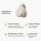 Langsdom TS03 Pro Clip-On Wireless Bluetooth Earphones &ndash; Beige