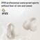 Langsdom TS03 Pro Clip-On Wireless Bluetooth Earphones &ndash; Beige