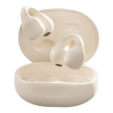 Langsdom TS03 Pro Clip-On Wireless Bluetooth Earphones &ndash; Beige