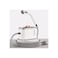 Multifunctional Steam Cleaner, 120&deg;C High Temperature, Handheld Design with Extended Hose, White