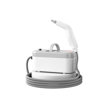 Multifunctional Steam Cleaner, 120&deg;C High Temperature, Handheld Design with Extended Hose, White