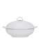 Double Wall Insulated Casserole Firm Twist Lock Strong Handles Beige/Copper 27.8x27.8x18.7cm