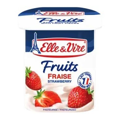 إيل آند فير زبادي الفراولة، 125 غرام حزمة من 4