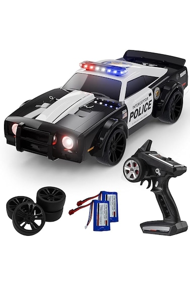 Pinecone Model 4WD High Speed Drift RC Police Car 1:16 Scale SG-1614
