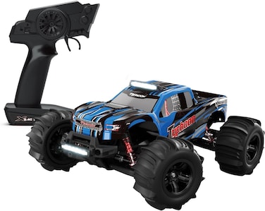 Mytoys 1:10 RC Cars, Hobby Grade 4Wd 65+ Km/H Fast Speed Remote Control Truck, All Terrain Off Road Buggy with 2500 Mah Modular Battery Liights For Adults and Boys (Advanced Modding Support) (Mt695)