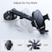 Miracase 3-in-1 Cell Phone Holders For Your Car, Universal Car Phone Holder Mount For Dashboard Air Vent Windshield Compatible With iPhone 15 14 13 12 13 Pro Max Xs XR X, Galaxy Black