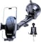 Miracase 3-in-1 Cell Phone Holders For Your Car, Universal Car Phone Holder Mount For Dashboard Air Vent Windshield Compatible With iPhone 15 14 13 12 13 Pro Max Xs XR X, Galaxy Black