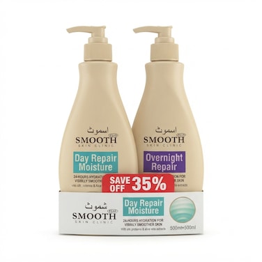 Feah Smooth Moisturizing Body Lotion Twin Pack   400ml + 400ml
