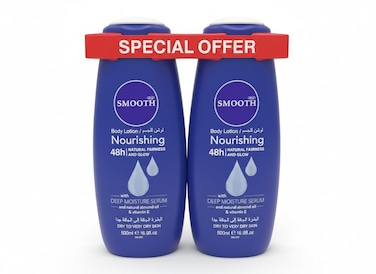 Feah Smooth Nourishing Body Lotion Twin Pack   500ml + 500ml