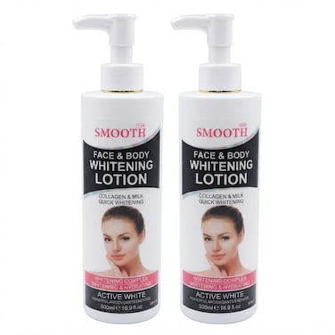 Feah Smooth Whitening Body Lotion Twin Pack   500ml + 500ml