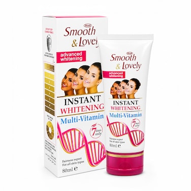 Feah Smooth White Cream Twin Pack   80g + 80g
