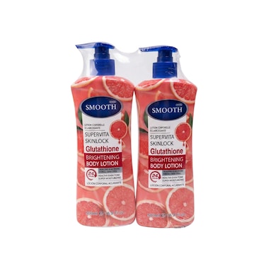 Feah Smooth Grapefruit Brightening Body Lotion   Twin Pack   500ml + 500ml