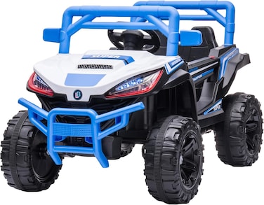 Lovely Baby LB 3090E Kids Battery Operated Ride-On Car/Jeep with EVA Wheels, 12V7AMP, 100% Assembled, Ages 1-4 Years - Blue