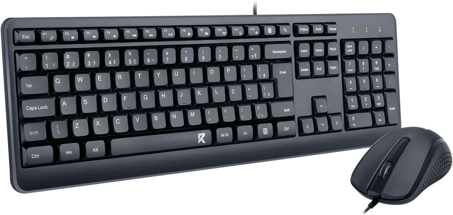 FIPKA FIPKA bs-7092 Wired Keyboard Mouse Combo