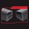 Redragon GS550 Orpheus PC Gaming Speakers, 2.0 Channel Stereo Desktop Computer Sound Bar
