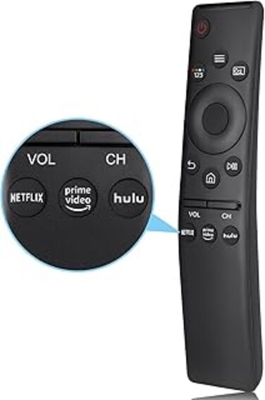 Universal Replacement for Samsung-Smart-TV-Remote, New Upgrade Infrared Samsung Remote Control, with Netflix,Prime Video,Hulu Buttons