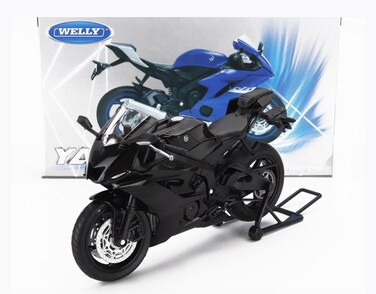 1:12 Yamaha YZF-R6 Die-Cast Motorcycle Model &ndash; Black sport Bike Toy for Kids &amp; Collectors   (Ages 3+)