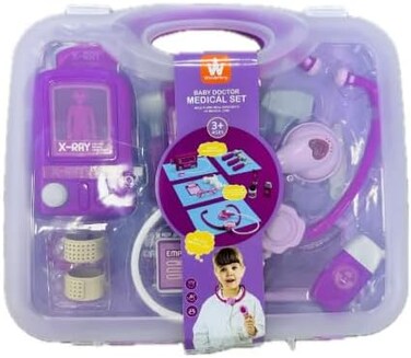 مجموعة ألعاب طبيب الأطفال كولورلاند-واندرلونغ (بنفسجي)