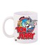 Tom And Jerry Printed Coffee Mug White/Red/Grey
